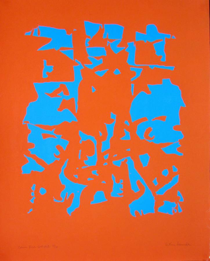 Cosmic Power II a silkscreen by Arthur Secunda