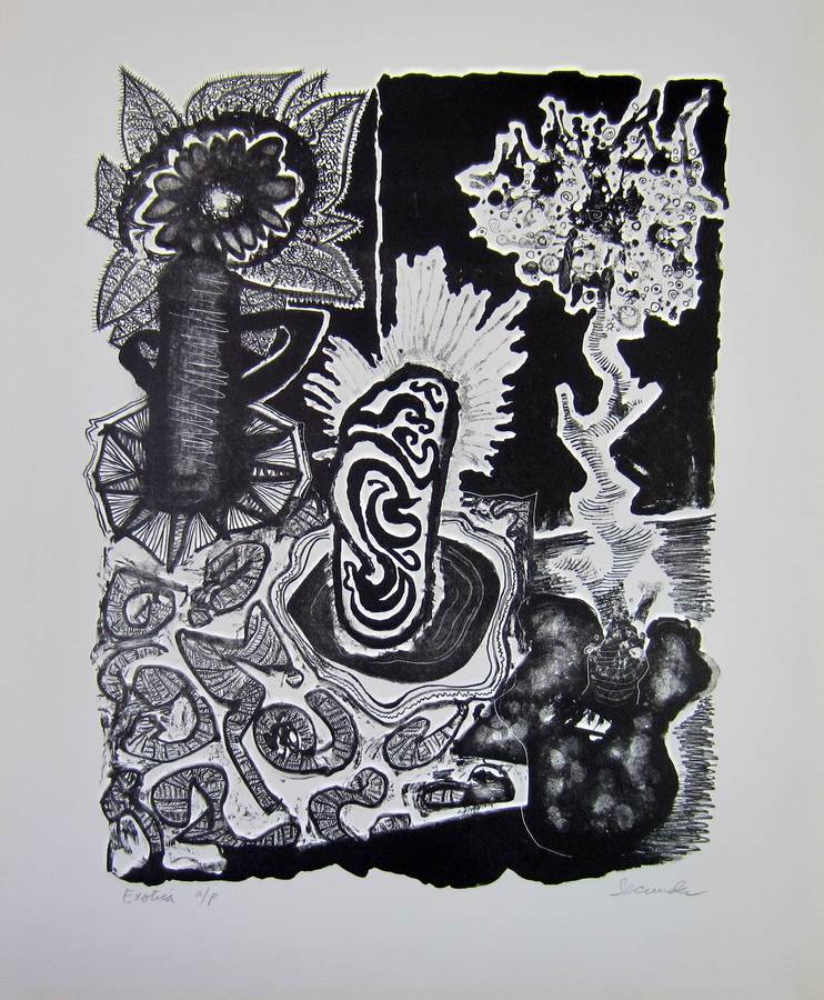 Exotica a lithograph by Arthur Secunda