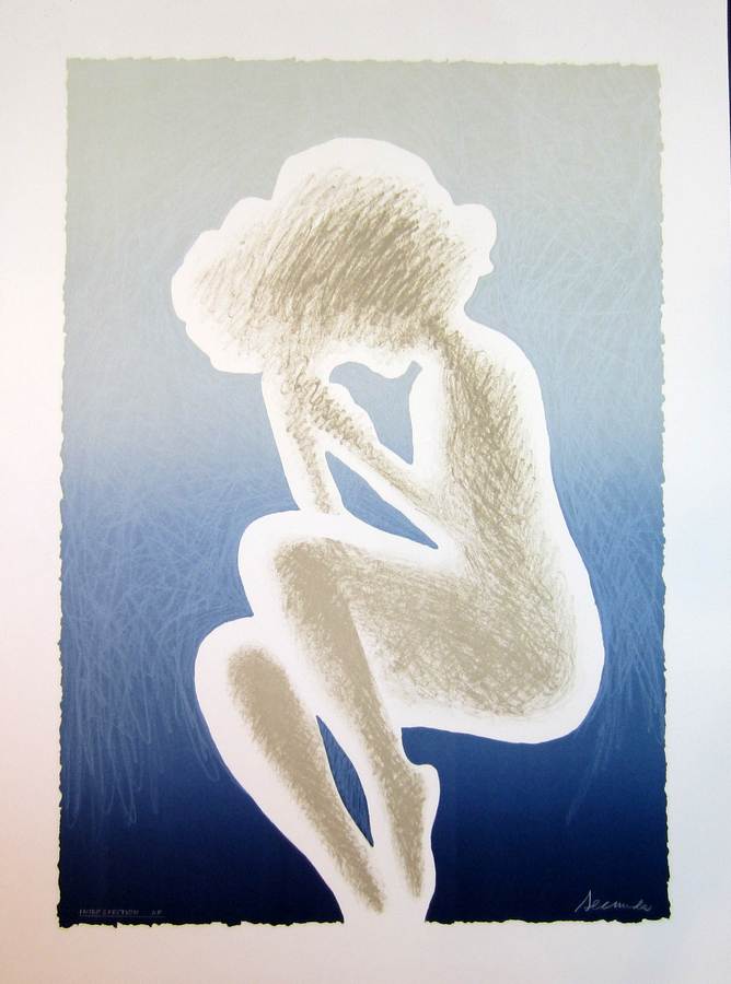 Introspection a lithograph by Arthur Secunda