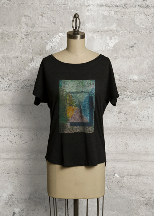 Custom Made Boatneck Tee featuring Arthur Secunda Designed Artwork